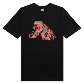 Kid's BB Numbers SS Knit, black